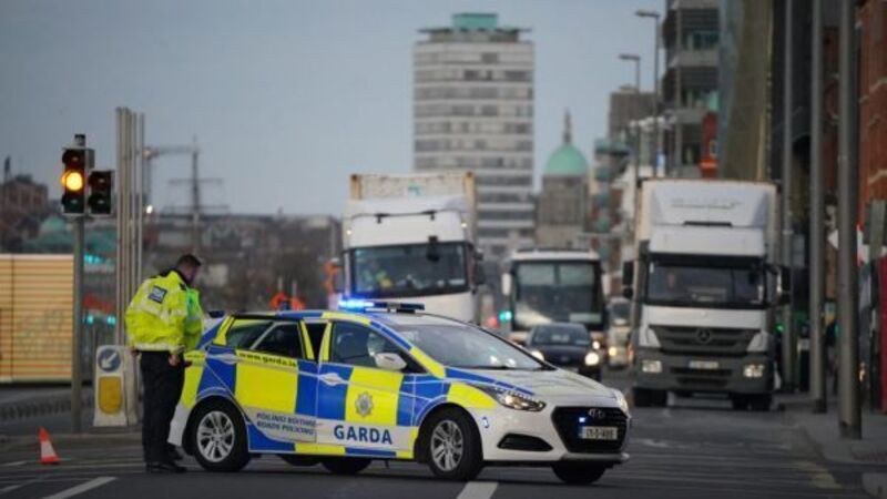Truckers fined and some opt to leave as Dublin protest continues Truckers fined and some opt to leave as Dublin protest continues