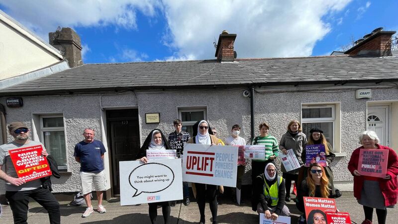 WATCH: Campaigners at Taoiseach's Cork office call for National Maternity Hospital 'with no religious interference whatsoever'  WATCH: Campaigners at Taoiseach's Cork office call for National Maternity Hospital 'with no religious interference whatsoever'