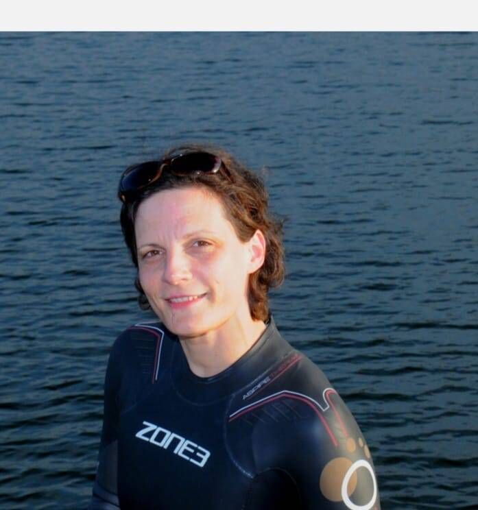 Open water swimmer Monika Power.