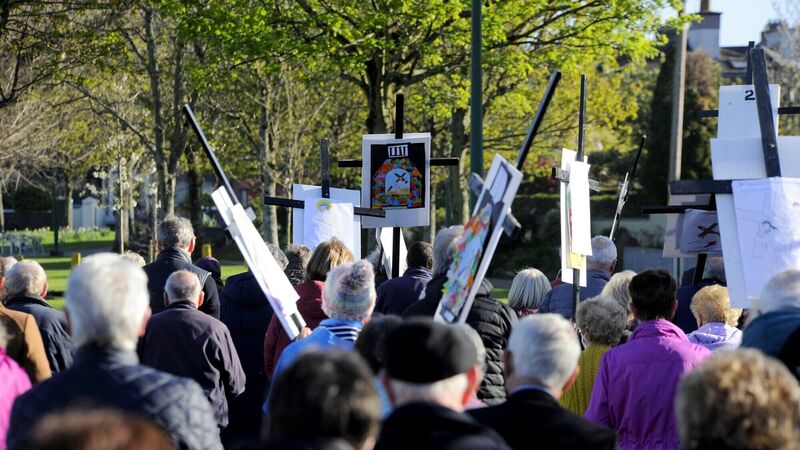 Pictures: A great sense of joy as Easter celebrated at the Lough 