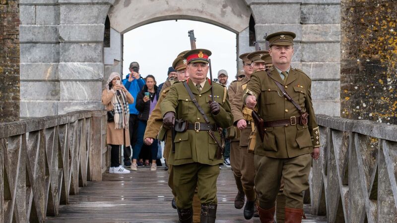 Kinsale commemorates 100 years since the handing over of military forts 