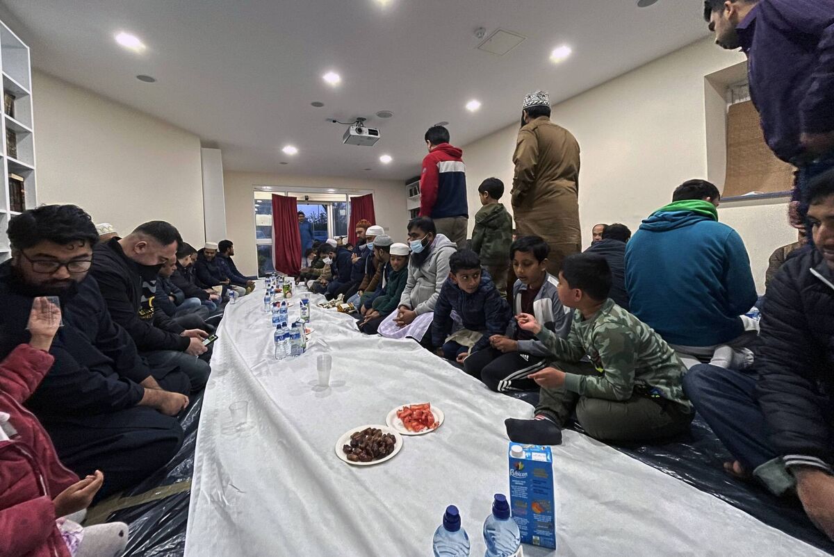 Celebrating Ramadan at the Togher mosque. Picture: Mostafa Darwish
Celebrating Ramadan at the Togher mosque. Picture: Mostafa Darwish
