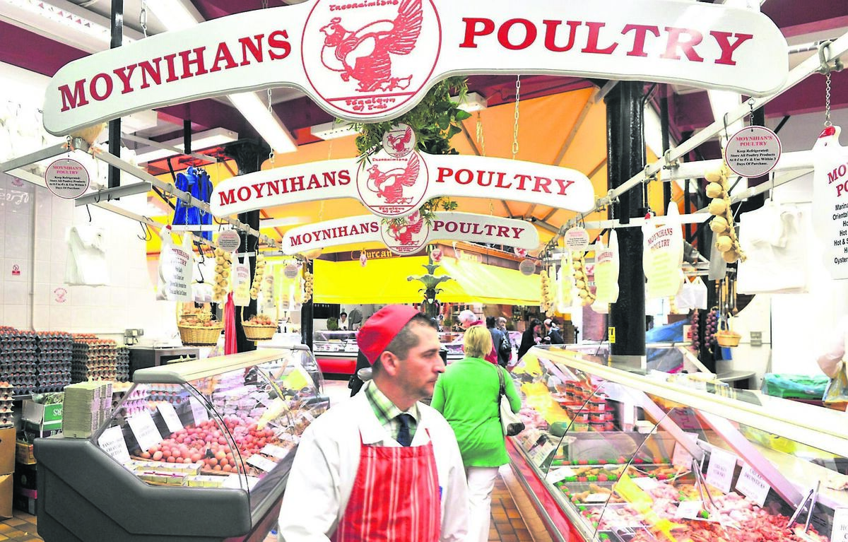 Moynihans poultry stall in The English Market, Cork, in 2011 - Jo Kerrigan recalls her mother buying buttered eggs there, and also ‘country butter’, for cooking Moynihans poultry stall in The English Market, Cork, in 2011 - Jo Kerrigan recalls her mother buying buttered eggs there, and also ‘country butter’, for cooking