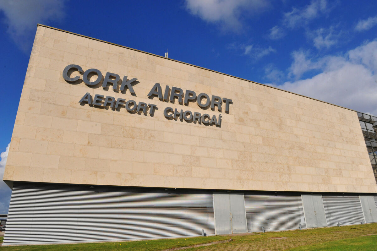 Cork Airport signage on carpark building. Pic; Larry Cummins. Cork Airport signage on carpark building. Pic; Larry Cummins.