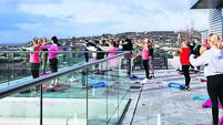 Sisters’ health and fitness events reach new heights on Cork rooftop
