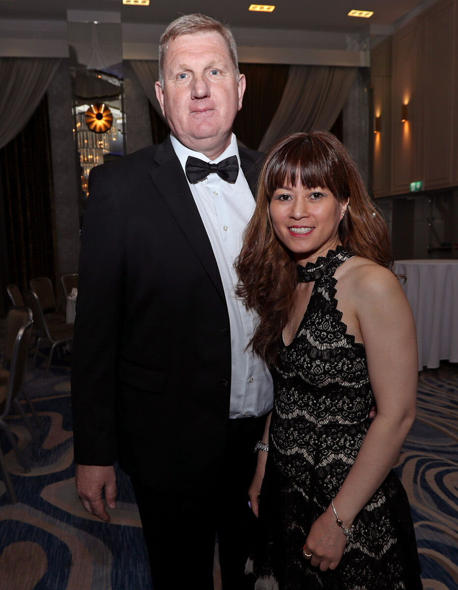 John McHale, Sports Editor The Echo and Thu Van Nguyen. Picture: Jim Coughlan. John McHale, Sports Editor The Echo and Thu Van Nguyen. Picture: Jim Coughlan.
