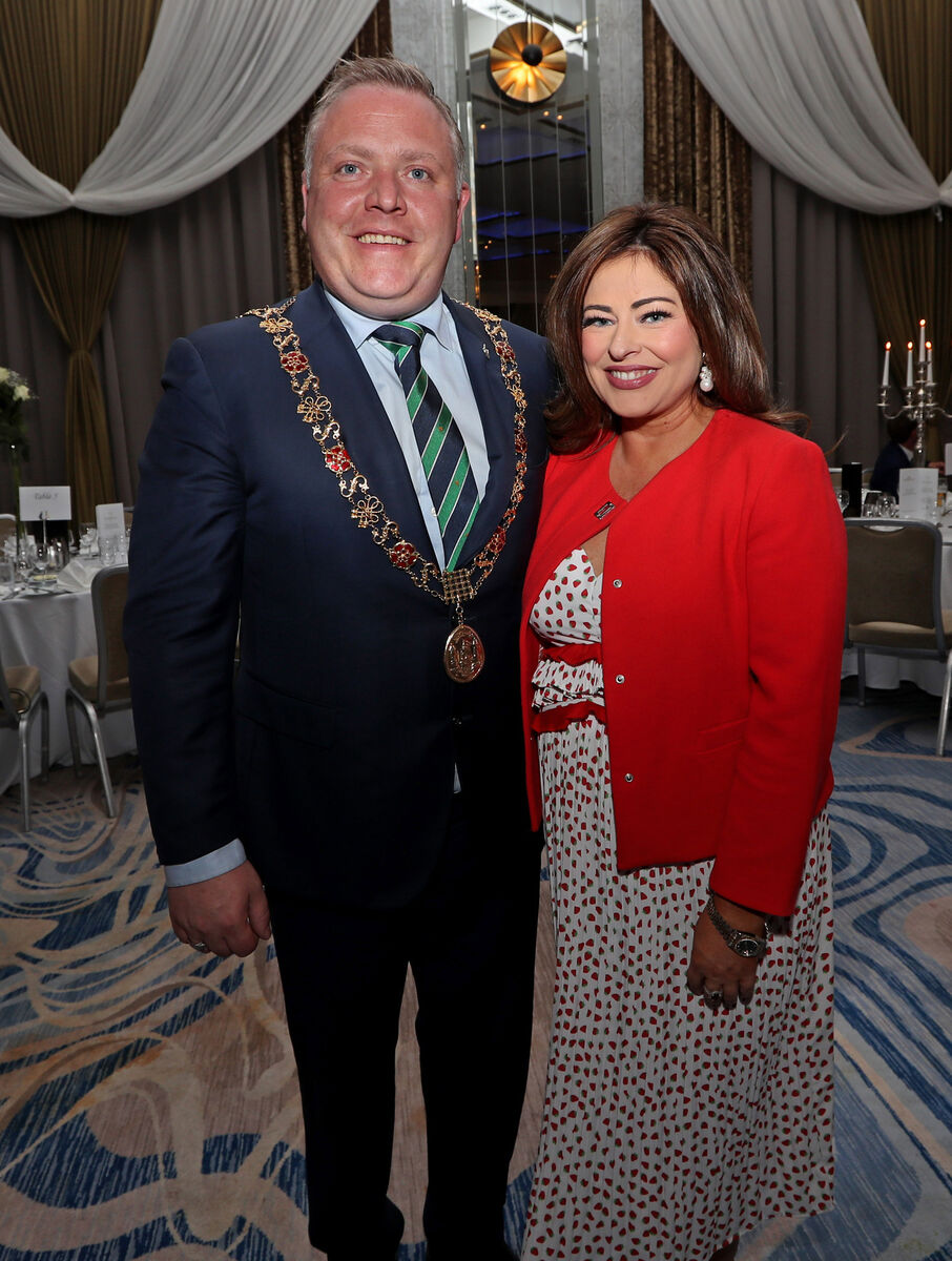 Lord Mayor Cllr Colm Kelleher and Sandra Murphy. Picture: Jim Coughlan. Lord Mayor Cllr Colm Kelleher and Sandra Murphy. Picture: Jim Coughlan.