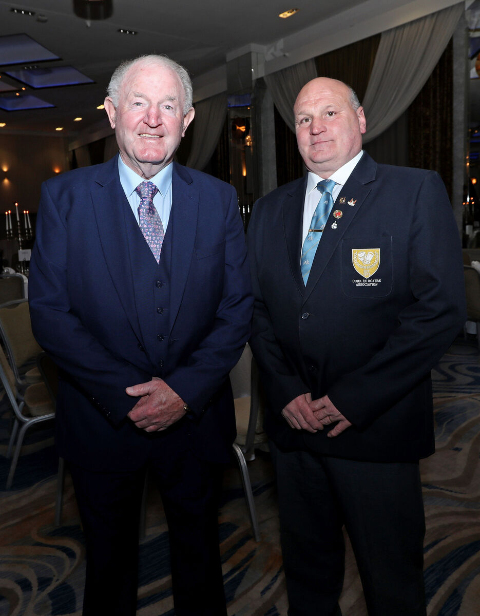 Hilary Loftus, formerly Leeside and Glen Boxing clubs and Martin Coughlan, secretary Cork Ex-Boxers Association. Picture: Jim Coughlan. Hilary Loftus, formerly Leeside and Glen Boxing clubs and Martin Coughlan, secretary Cork Ex-Boxers Association. Picture: Jim Coughlan.