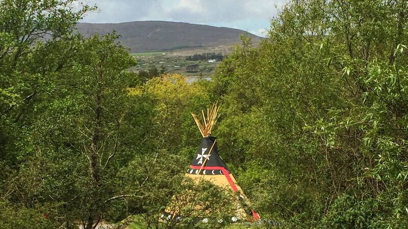 Cork family 'escaped' city life to set up tipi campsite in countryside Cork family 'escaped' city life to set up tipi campsite in countryside
