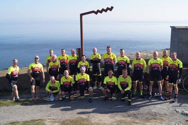 The group at Malin Head. The group at Malin Head.