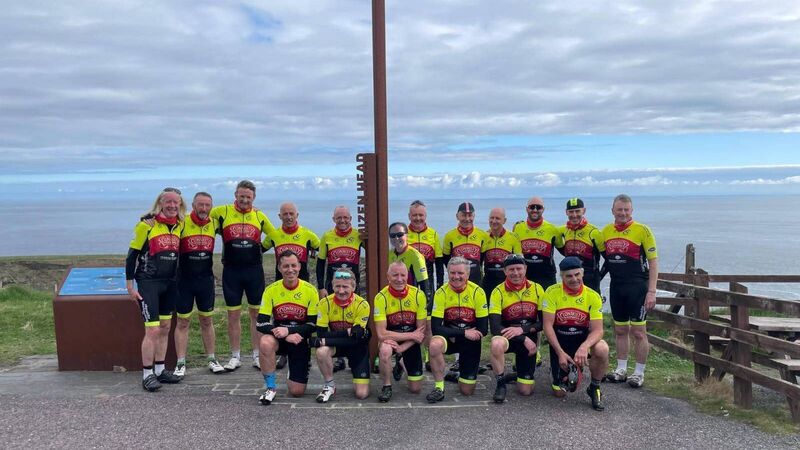 Cyclists do ‘Mal to Miz’ and raise €60k for air ambulance charity