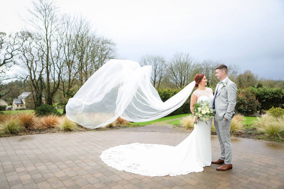Sarah King and Shane Deeney in the grounds of Fernhill House Hotel in Clonakilty where they had a two-day wedding celebration, followed by a week away in Dubai. Sarah King and Shane Deeney in the grounds of Fernhill House Hotel in Clonakilty where they had a two-day wedding celebration, followed by a week away in Dubai.