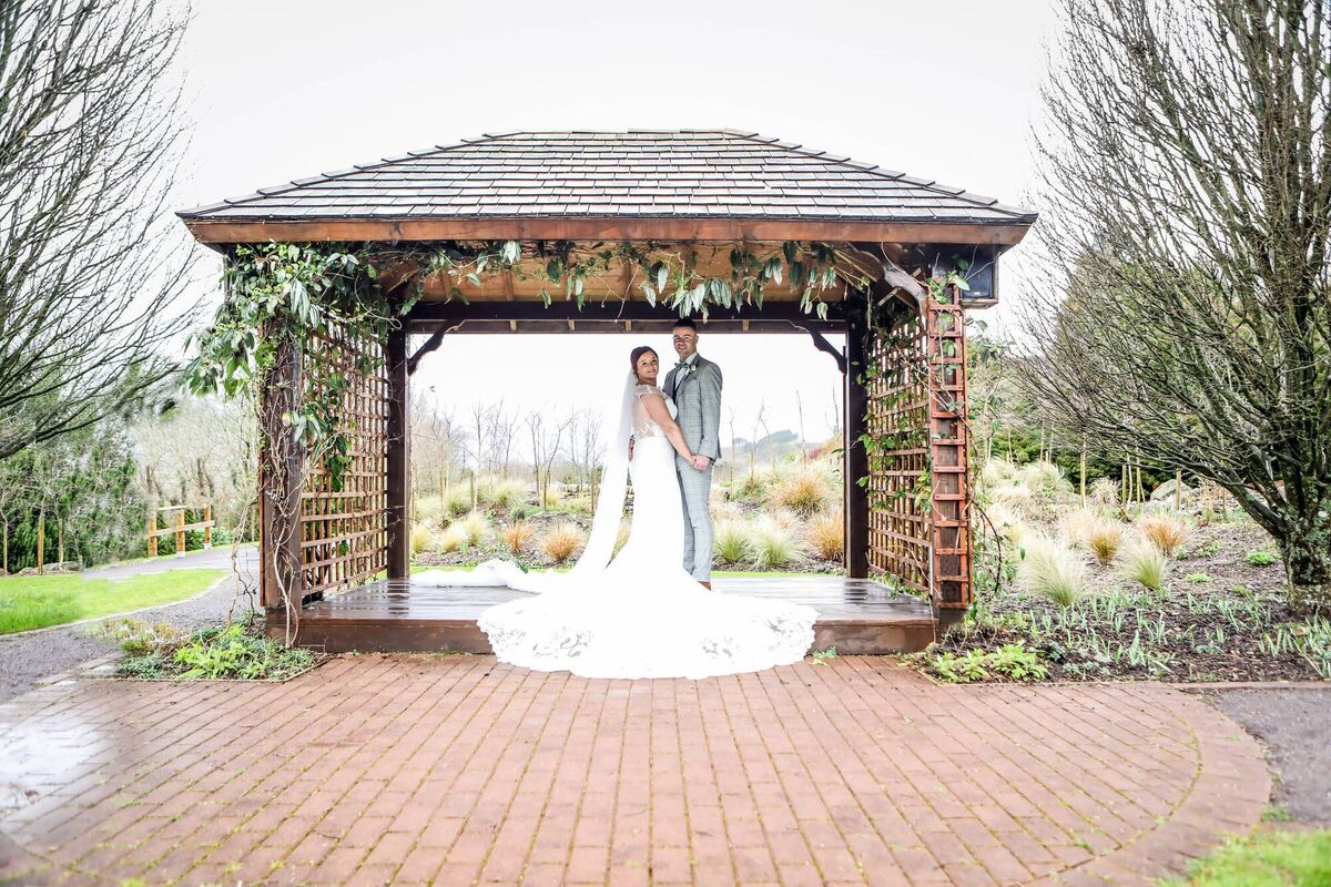 The couple said the day wasn’t your traditional wedding, but was a day to remember for them and all of their guests. The couple said the day wasn’t your traditional wedding, but was a day to remember for them and all of their guests.