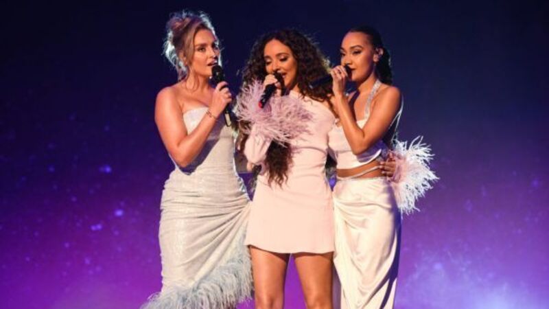 Little Mix sing through their tears at emotional final show before break