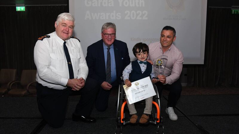 Cork’s Adam King among young people commended at Garda Youth Awards