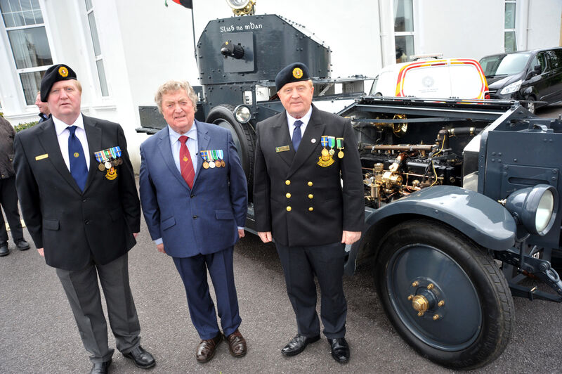 Kenneth Seward, Bob Seward (snr) and Bob Seward (jnr) at Collins Barracks Cork. Picture: Larry Cummins Kenneth Seward, Bob Seward (snr) and Bob Seward (jnr) at Collins Barracks Cork. Picture: Larry Cummins