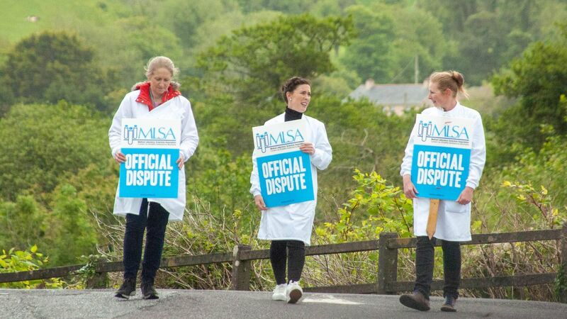 Industrial action by medical scientists leads to 'cancellation of many services'