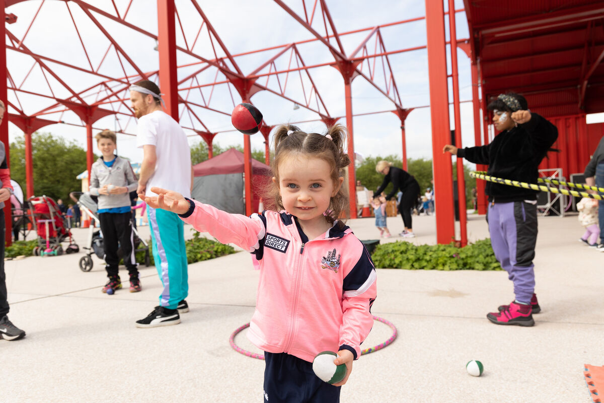 Katelyn O’Connor, Carrignavar at a family fun day for the officially opening of phase one of Marina Park, Cork.Photo Darragh Kane Katelyn O’Connor, Carrignavar at a family fun day for the officially opening of phase one of Marina Park, Cork.Photo Darragh Kane