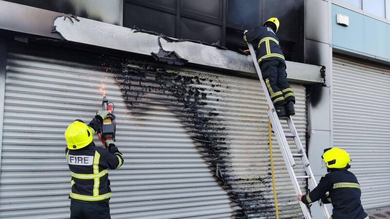 Fire Service attend commercial fire in Cork City retail park this morning