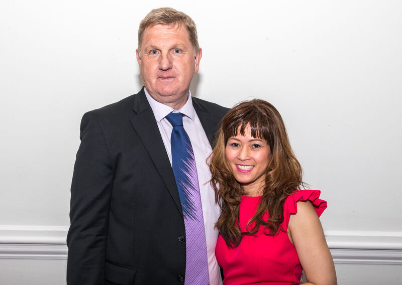 John McHale, and Thu Van Nguyen at the dinner. Picture: David Creedon
