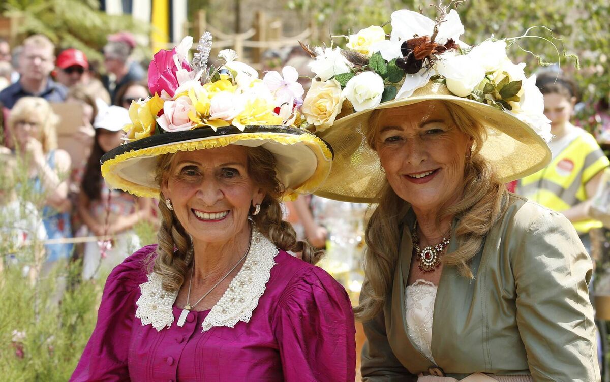 Emily Murphy and Jan Gray from Cobh at the 2019 Bloom. Picture: Stephen Collins/Collins Photos Emily Murphy and Jan Gray from Cobh at the 2019 Bloom. Picture: Stephen Collins/Collins Photos