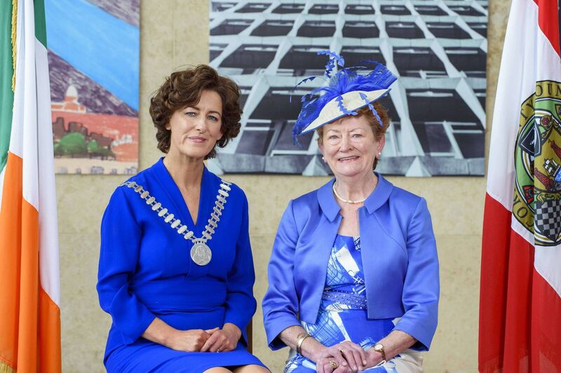 ounty Mayor Gillian Coughlan with her mother Mrs Mary O'Mahony. Picture: Daragh Mc Sweeney/Provision ounty Mayor Gillian Coughlan with her mother Mrs Mary O'Mahony. Picture: Daragh Mc Sweeney/Provision