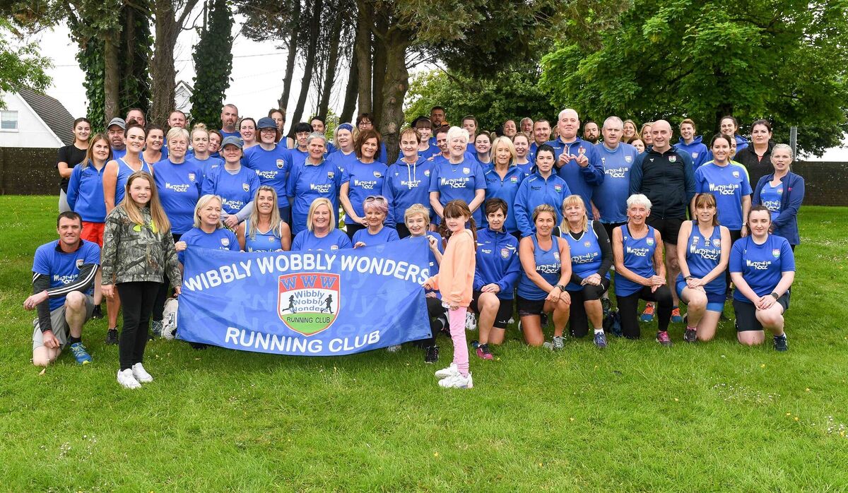 Members of the Wibbly Wobbly Wonders running club, at a training session in Ballyvolane in preparation for the upcoming Cork City Marathon. Picture: David Keane Members of the Wibbly Wobbly Wonders running club, at a training session in Ballyvolane in preparation for the upcoming Cork City Marathon. Picture: David Keane