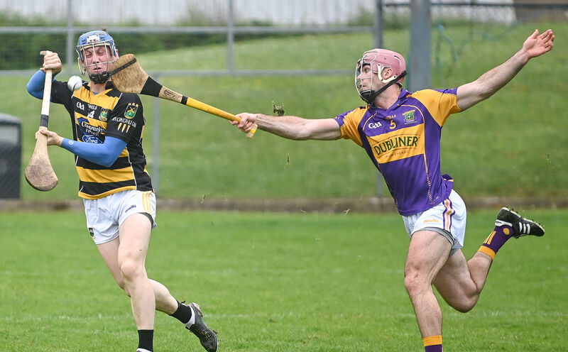 Avondhu's Sean O'Sullivan and Carbery's David Lowney, battle for the ball during their Cork Premier SHC clash at Coachford. Avondhu's Sean O'Sullivan and Carbery's David Lowney, battle for the ball during their Cork Premier SHC clash at Coachford.