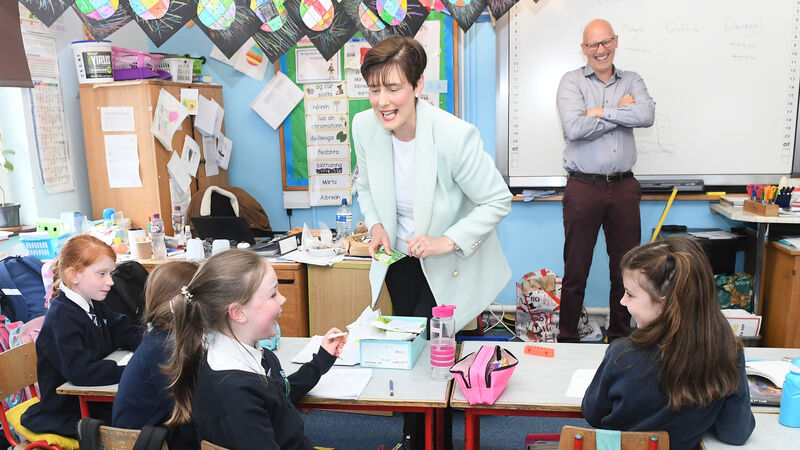 Pictures: Minister pays special visit to Cork primary school
