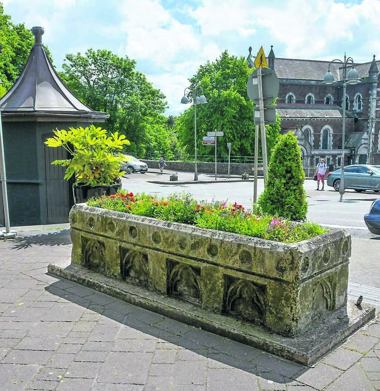 The old horse trough at St Luke’s, Cork. Pictures: Richard Mills.