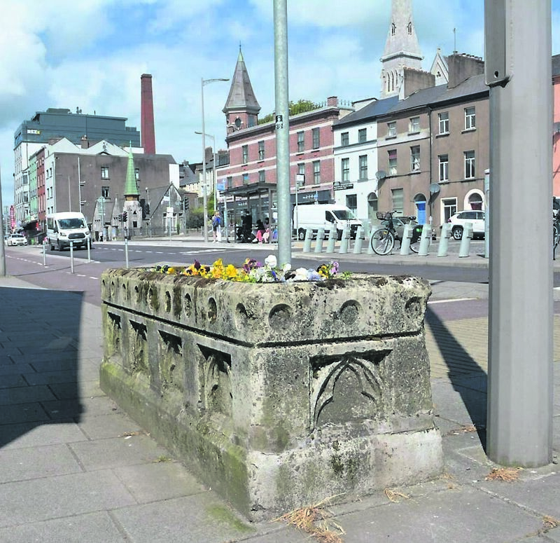 An old horse trough on the Lower Road, Cork.