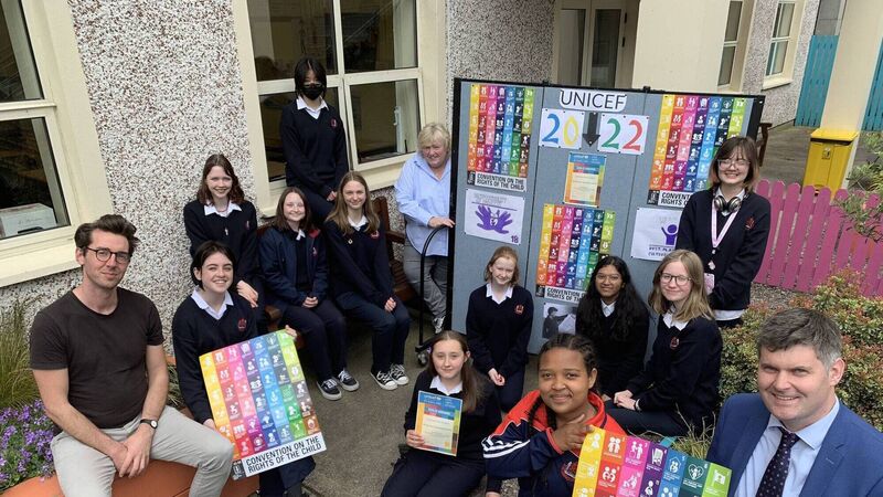 Cork secondary school celebrates Unicef honour