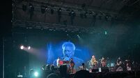 Tom Jones woos the Marquee crowd, at 82