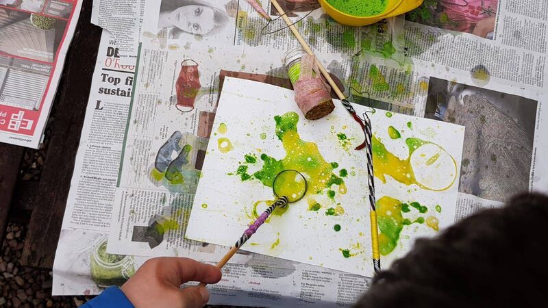 One of Conor's art pieces.