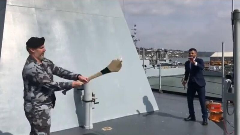 A puck around at Haulbowline: Iraqi refugee shows off hurling prowess in Cork A puck around at Haulbowline: Iraqi refugee shows off hurling prowess in Cork