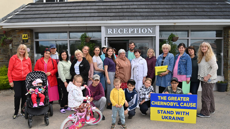 Ukrainians in Cork send love to dads fighting war Ukrainians in Cork send love to dads fighting war