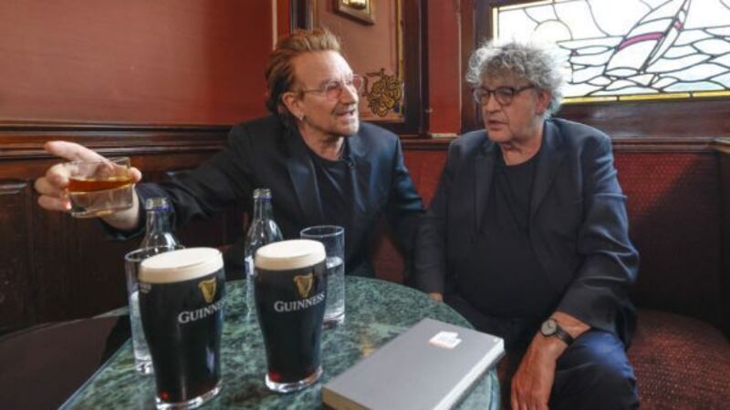 Bono joins Paul Muldoon for pints and poetry at Dalkey Book Festival