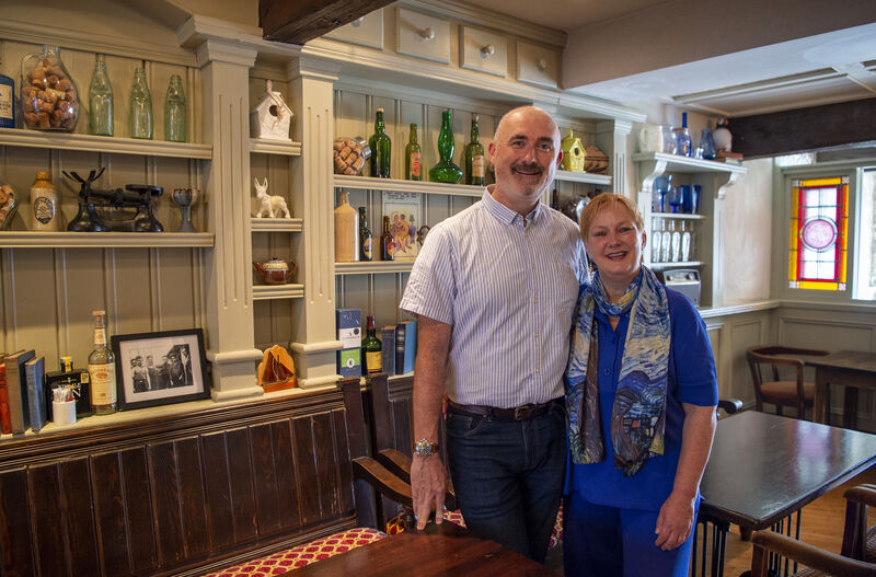 Tom and Maebh O'Connor, proprietors of the South County Bar &amp; Café in Douglas Village, Cork. Picture Dan Linehan