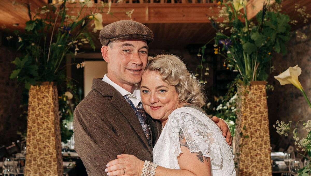Angela Ritchie and Eoin O’Dwyer, who were married in a Spiritualist ceremony in Blackwater Castle, Cork. Pictures: Irina Duane Angela Ritchie and Eoin O’Dwyer, who were married in a Spiritualist ceremony in Blackwater Castle, Cork. Pictures: Irina Duane