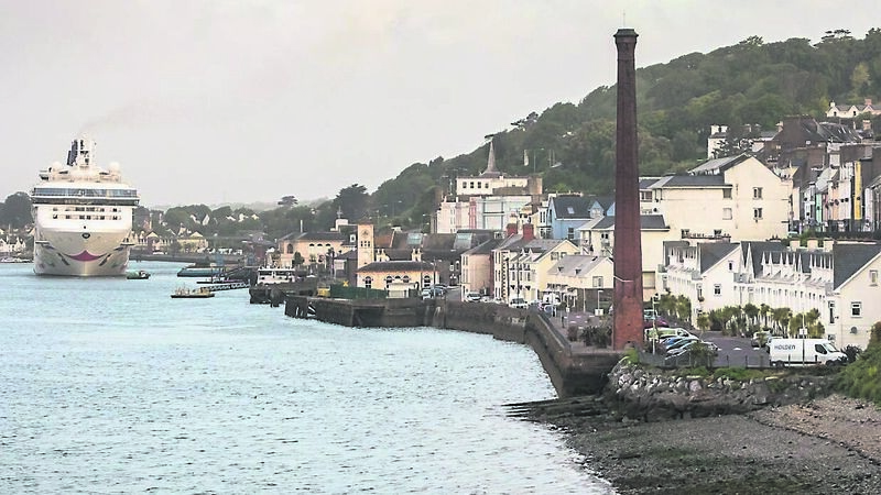 What a sight to greet cruising visitors to Cork... mounds of dog poo