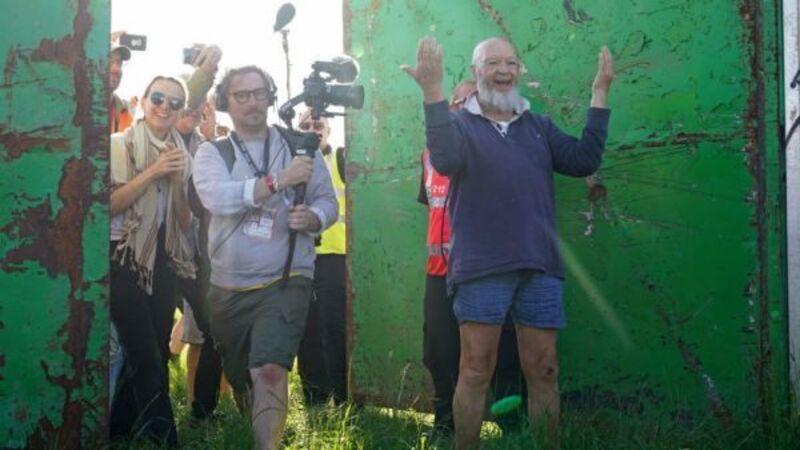 Gates to Glastonbury officially opened by festival’s founder Michael Eavis Gates to Glastonbury officially opened by festival’s founder Michael Eavis
