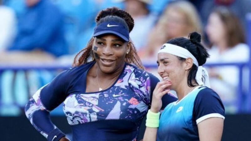Serena Williams’ Eastbourne doubles run ends early after injury to Ons Jabeur