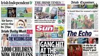 What the papers say: Saturday's front pages