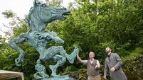 ‘Magnificent’ and divisive Puca statue unveiled in The Burren