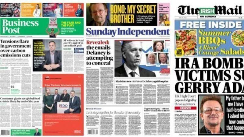What the papers say: Sunday's front pages