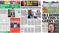 What the papers say: Sunday's front pages