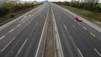 Woman hospitalised after crash on Dublin's M50