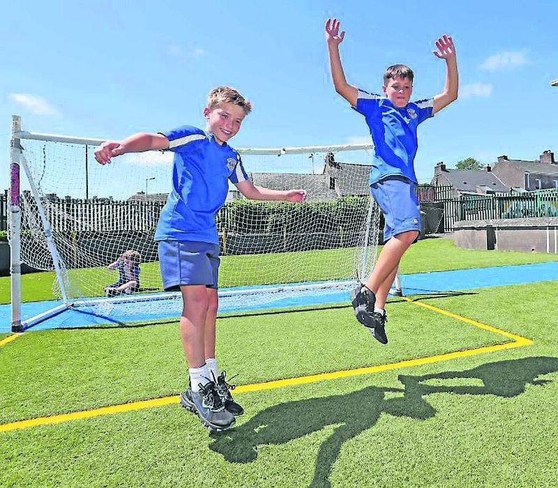Evan Swann Kent and Sean O'Keeffe, 4th class.Picture: Jim Coughlan.
