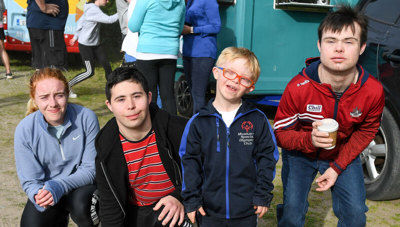 Club members Cathy Dullea, Jack Curtin, Callum O'Brien and Denis Buckley, attending the turning of the sod for the sports hall of West Muskerry athletic club, at their training grounds at Ummera, Macroom. Club members Cathy Dullea, Jack Curtin, Callum O'Brien and Denis Buckley, attending the turning of the sod for the sports hall of West Muskerry athletic club, at their training grounds at Ummera, Macroom.
