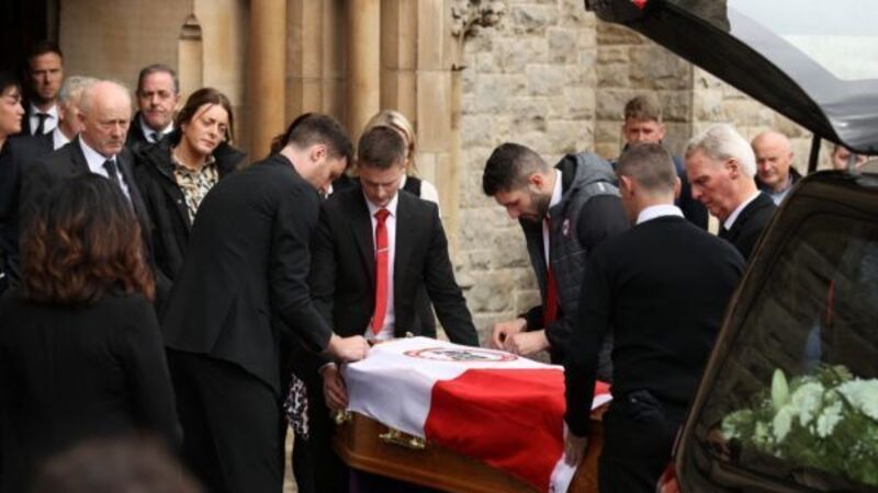 ‘Dynamic’ Tyrone hurler Damian Casey was ‘inspirational leader’, mourners told ‘Dynamic’ Tyrone hurler Damian Casey was ‘inspirational leader’, mourners told
